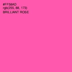 #FF58AD - Brilliant Rose Color Image